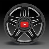 Fuel SFJ D763 Matte Black Custom Truck Wheels Rims 4